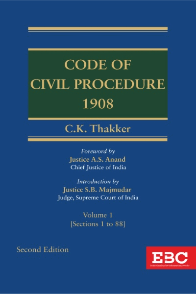 Thakker's Code of Civil Procedure, 1908 (CPC In 5 Volumes)