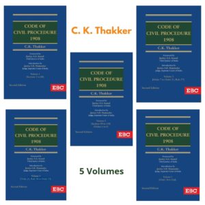 Thakker's Code of Civil Procedure, 1908 (CPC In 5 Volumes)