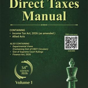 Bharat's Direct Taxes Manual [3 Vols.]
