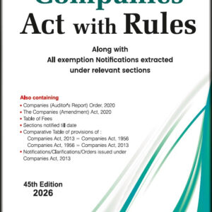 Bharat's Companies Act with Rules [Royal Edition]