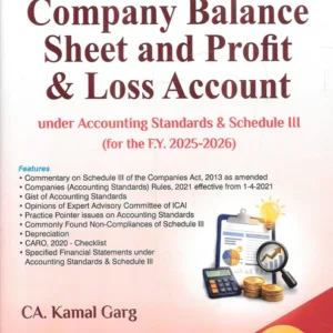 Bharat's Company Balance Sheet and Profit & Loss Account