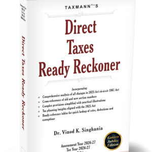 Taxmann's Direct Taxes Ready Reckoner 2026 by Vinod K. Singhania