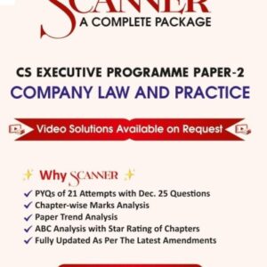 Shuchita Prakashan’s Company Law and Practice Scanner for CS Executive Group I Paper 2 June 2026 Exam