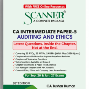 Shuchita Prakashan's Auditing and Ethics Scanner for CA Inter Group II Paper 5 September 2026 Exam
