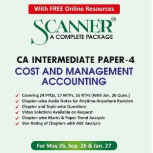 Shuchita Prakashan's Cost and Management Accounting [CMA] Scanner for CA Inter Group II Paper 4 May 2026 Exam