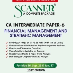 Shuchita Prakashan’s Financial Management and Strategic Management [FM&SM] Scanner for CA Inter Paper 6 May 2026 Exam