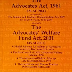 Advocates Act, 1961 Bare Act