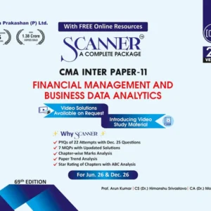 Shuchita Prakashan’s Financial Management and Business Data Analytics [FMDA] Scanner for CMA Inter Group II Paper 11 June 2026 Exam