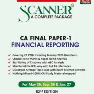 Shuchita Prakashan’s Financial Reporting [FR] Scanner for CA Final Group I Paper 1 May 2026 Exam