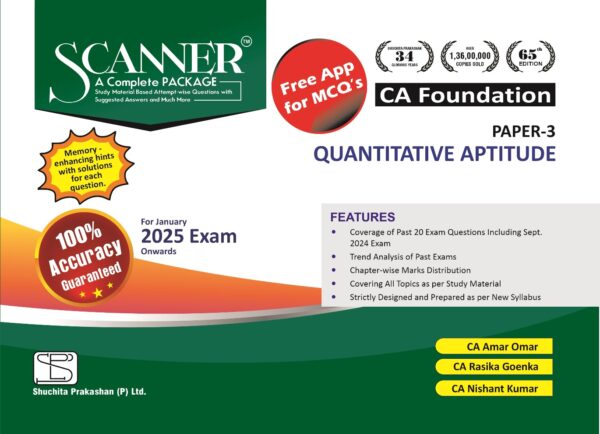 Quantitative Aptitude Scanner for CA Foundation