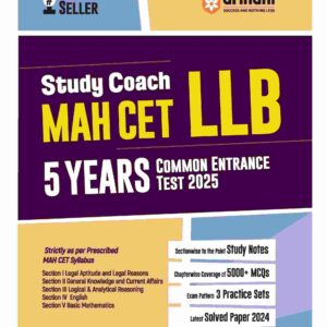 Arihant’s Study Coach MAH CET LLB 3 YEARS COMMON ENTRANCE TEST 2025