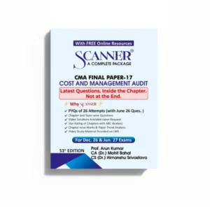 Shuchita Prakashan’s Cost and Management Audit [CMAD] Scanner for CMA Final Group IV Paper 17 December 2026 Exam (2022 Syllabus)