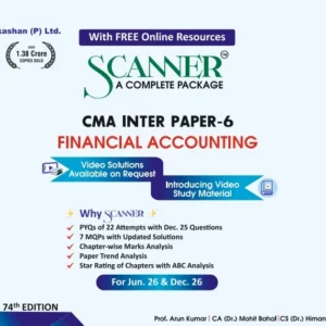 Shuchita Prakashan’s Financial Accounting [FA] Scanner for CMA Inter Group I Paper 6 June 2026/Dec. 2026 Exam (2022 Syllabus)