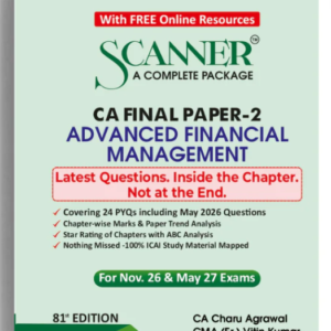 Shuchita Prakashan’s Advanced Financial Management [AFM] Scanner for CA Final Group I Paper 2 November 2026 Exam