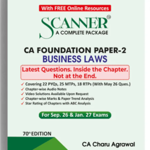 Shuchita's Business Laws Scanner for CA Foundation Paper 2 September 2026 Exam (2023 Syllabus)