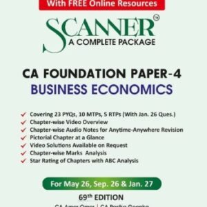 Shuchita Prakashan’s Business Economics Scanner for CA Foundation Paper 4 Applicable for May 2026 Exam (2023 Syllabus)