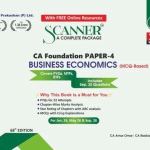 Shuchita Prakashan’s Business Economics Scanner for CA Foundation Paper 4 Applicable for January 2026 Exam (2023 Syllabus)