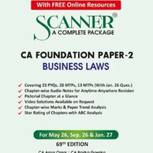 Shuchita's Business Laws Scanner for CA Foundation Paper 2 May 2026 Exam (2023 Syllabus)