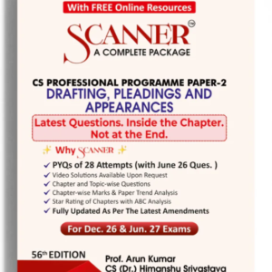 Shuchita Prakashan’s Drafting, Pleadings and Appearances [DPA] Scanner for CS Professional Group I Paper 2 December 2026 Exam