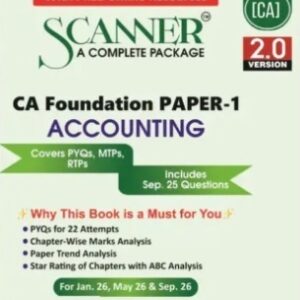 Shuchita's Accounting Scanner For CA Foundation Paper 1 January 2026 Exam (2023 Syllabus)