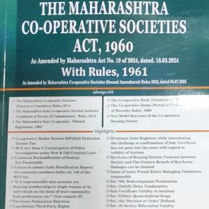 The Maharashtra Co-operative Societies Act, 1960