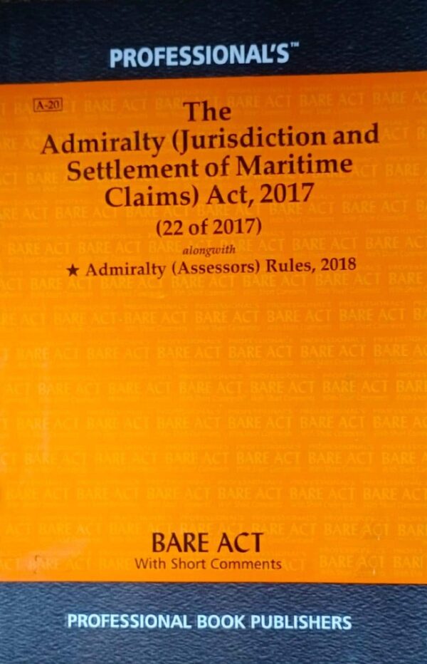 Admirality Act 2017 Bare Act 2025