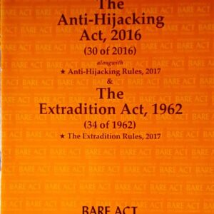 Anti-Hijaking Act, 2016 Bare Act