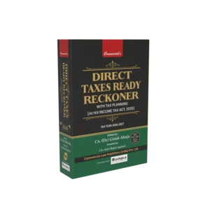 Commercial's Direct Taxes Ready Reckoner with Tax Planning