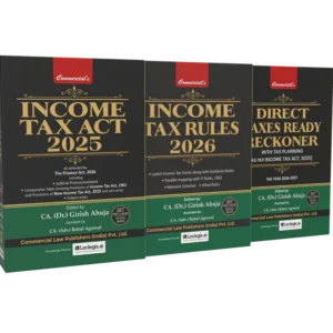 Commercial's Income Tax II Combo: Income Tax Act 2025, Income Tax Rules 2026 & Direct Tax Ready Reckoner 2026