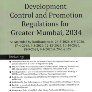 Snow White's Development Control and Promotion Regulations For Greater Mumbai, 2034 | DCPR