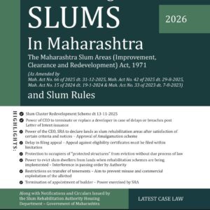 Snow White's Law Relating to Slums In Maharashtra