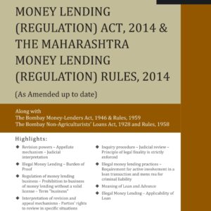 Snow White's The Maharashtra Money Lending (Regulation) Act, 2014 & Rules 2014
