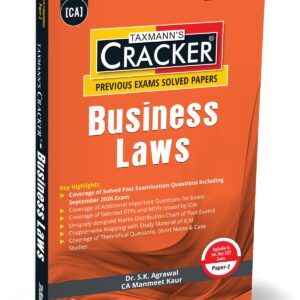 Taxmann’s Business Laws Cracker for CA Foundation Paper 2 Jan./May 2027 Exams