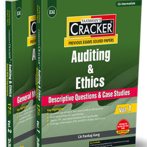 Taxmann’s Auditing & Ethics Cracker for CA Inter Group II Paper 5 for January, May, and September 2026 Exams [In 2 Vols.]
