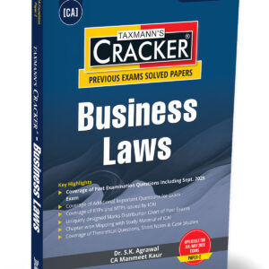Taxmann’s Business Laws Cracker for CA Foundation Paper 2 Jan./May 2026 Exams