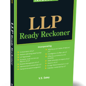 Taxmann's LLP Ready Reckoner 2026 by V.S. Datey