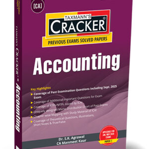 Taxmann's Accounting Cracker for CA Foundation Paper 1 Jan./May 2026 Exams