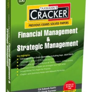 Taxmann's Financial Management & Strategic Management (FM and SM | FM SM) Cracker for CA Inter Group II Paper 6 Jan./May 2026 Exams