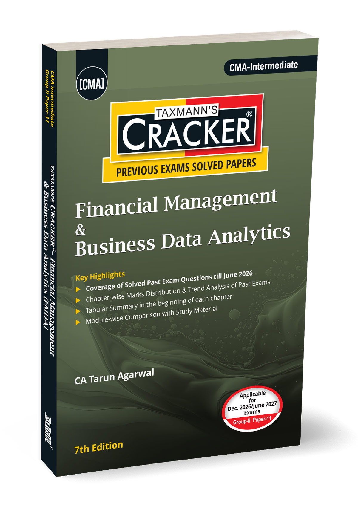 Taxmann’s Financial Management & Business Data Analytics (FMDA) Cracker for CMA Inter Group II Paper 11 December 2026 Exam (2022 Syllabus)