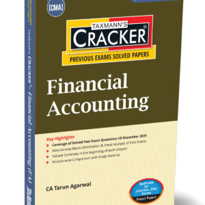 Taxmann’s Financial Accounting (FA) Cracker for CMA Inter Group I Paper 6 June/Dec. 2026 Exam (2022 Syllabus)