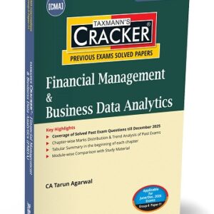 Taxmann’s Financial Management & Business Data Analytics (FMDA) Cracker for CMA Inter Group II Paper 11 June/Dec. 2026 Exam (2022 Syllabus)