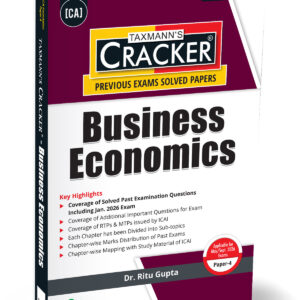 Taxmann’s Business Economics Cracker for CA Foundation Paper 4 May/September 2026 Exams