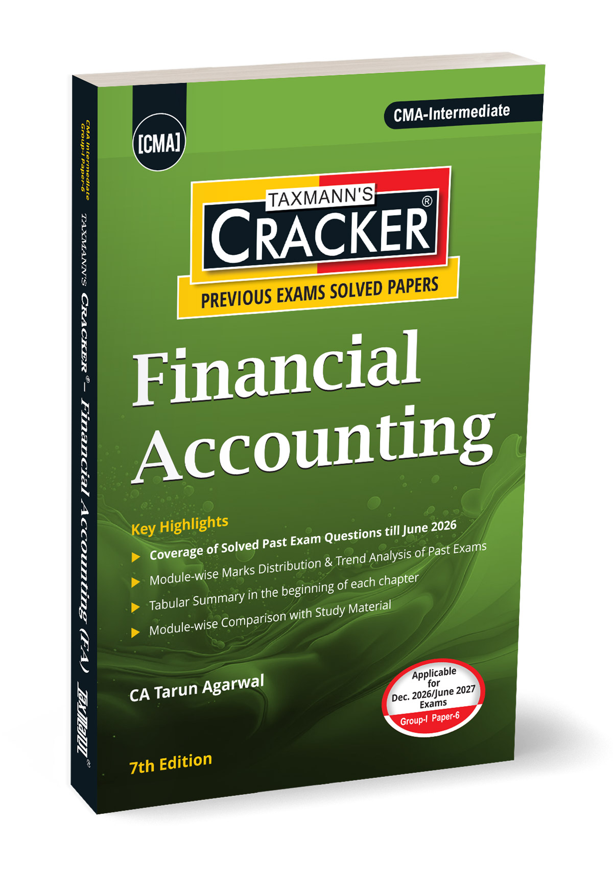 Taxmann’s Financial Accounting (FA) Cracker for CMA Inter Group I Paper 6 Dec. 2026 Exam (2022 Syllabus)