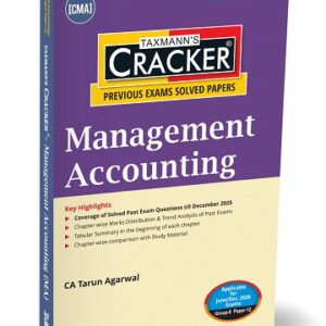 Taxmann’s Management Accounting (MA) Cracker for CMA Inter Group II Paper 12  June/Dec. 2026 Exam (2022 Syllabus)