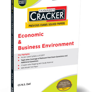 Taxmann’s Economic & Business Environment Cracker for CSEET Paper 3 June/October 2026 Exam