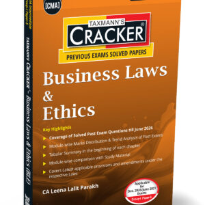 Taxmann’s Business Laws and Ethics (BLE) Cracker for CMA Inter Group I Paper 5 December 2026 Exam (2022 Syllabus)