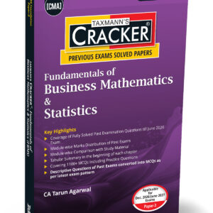 Taxmann’s Fundamentals of Business Mathematics & Statistics (FBMS) Cracker for CMA Foundation Paper 3 Dec. 2026 Exam