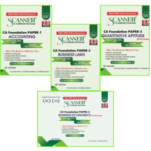 Shuchita Prakashan’s CA Foundation Scanner Combo for January 2026 Exam