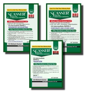 Shuchita Prakashan’s CA Inter Group I Scanner Combo January 2026 Exam