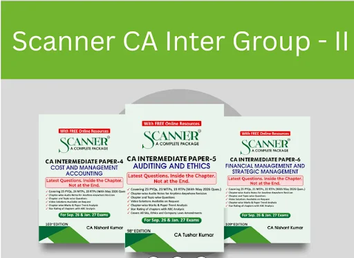 Shuchita Prakashan’s CA Inter Group II Scanner Combo September 2026 Exam
